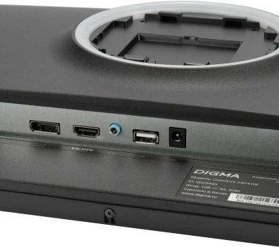 Монитор Digma 23.8" Overdrive 24P410F черный IPS LED 1ms 16:9 HDMI матовая 300cd 178гр/178гр 1920x1080 200Hz G-Sync FreeSync DP FHD USB 2.8кг