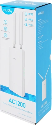Точка доступа Cudy AP1200 Outdoor AC1200 10/100BASE-TX белый