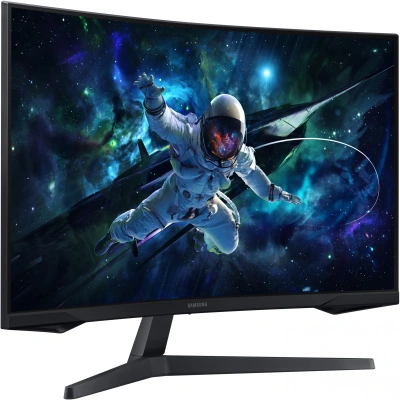 Монитор Samsung 27" Odyssey G5 S27CG550EI черный VA LED 1ms 16:9 HDMI матовая 300cd 178гр/178гр 2560x1440 165Hz FreeSync DP 2K USB 4.1кг