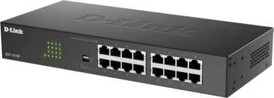 Коммутатор D-Link DGS-1016D/V/K1A (L2) 16x1Гбит/с неуправляемый