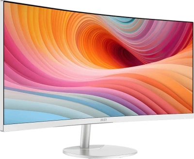 Монитор MSI 34" Pro MP341CQW E12 белый VA LED 21:9 HDMI M/M матовая 300cd 178гр/178гр 3440x1440 120Hz DP 2K 7.1кг