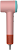 Фен Deerma DEM-CF51W 1400Вт розовый/бирюзовый
