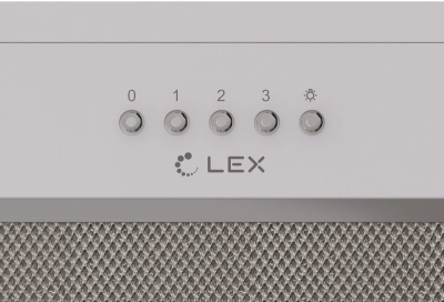Вытяжка встраиваемая Lex Hyper 900 WH белый управление: кнопочное (1 мотор)