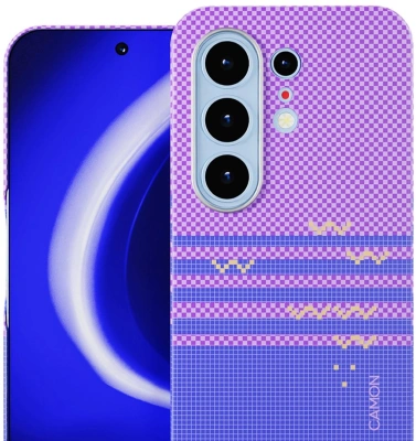 Чехол (клип-кейс) KRUTOFF для Tecno Camon 50 Ultra фиолетовый (1071712)