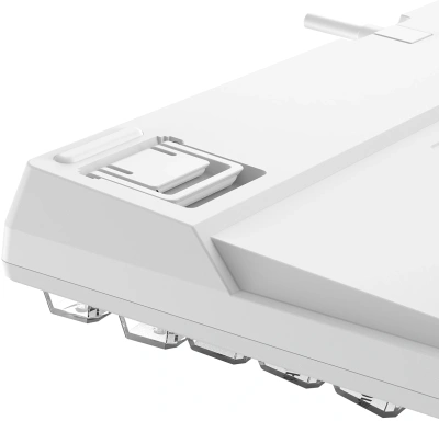 Клавиатура A4Tech MS76 механическая белый USB Multimedia for gamer LED кабель 1.8м