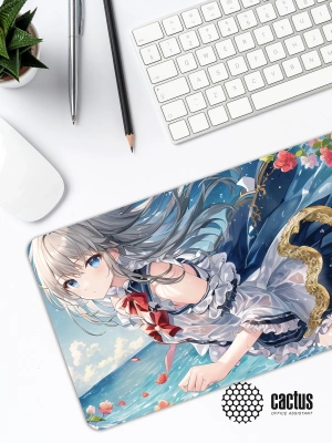 Коврик для мыши Cactus Anime flowers 700x400x3мм (CS-MP-PRO02XLL)
