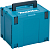Ящик для инструментов Makita Makpac тип 4 36.923л 1отд. бирюзовый/черный (821552-6)