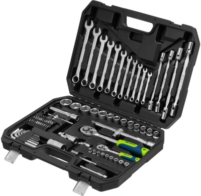 Набор инструментов Сибртех 13396 89 предметов (жесткий кейс)