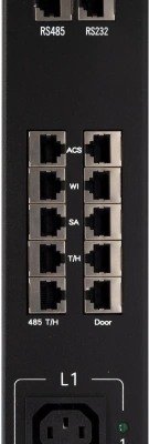 Блок распределения питания Powercom PDU-32AVMS24-18C3-6C9-3P верт.размещ. 18xC13 6xC19 с сетевым мониторингом 3x32A EN 60309 2м