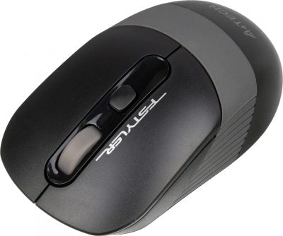 Мышь A4Tech Fstyler FG10S черный/серый оптическая 2000dpi silent беспров. USB для ноутбука 4but (FG10S GREY)