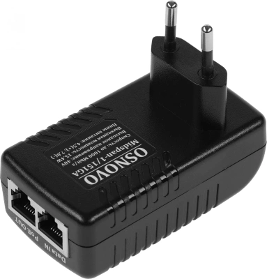 Инжектор PoE Osnovo Midspan-1/151GA 10/100/1000BASE-T 15.4Вт