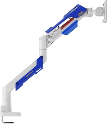 Кронштейн для мониторов Ultramounts UM743WB белый/синий 24"-57" макс.30кг крепление к столешнице поворот и наклон
