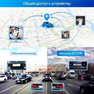 Видеорегистратор TrendVision Online Air 4G черный 1080x1920 1080p 160гр. GPS Allwinner V853