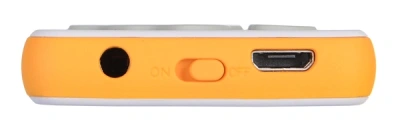 Плеер Hi-Fi Flash Digma S4 8Gb белый/оранжевый/1.8"/FM/microSDHC