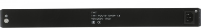 Блок распределения питания Lanmaster TWT-PDU19-10A8P-1.8 гор.размещ. 8xSchuko базовые 10A Schuko 1.8м