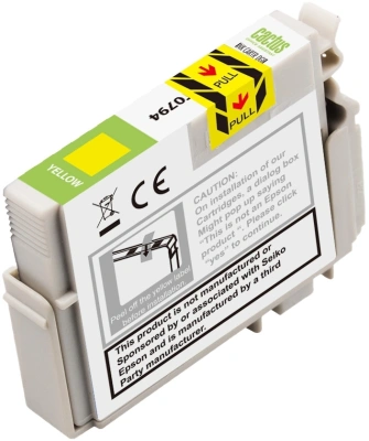 Картридж струйный Cactus CS-EPT0794 T0794 желтый (13.8мл) для Epson Stylus Photo 1400/1500/PX700/710 с чипом