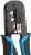 Инструмент обжимной PROconnect HT-568R 12-3432-6 для RJ-45/RJ-12/RJ-11 черный/синий