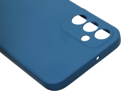 Чехол (клип-кейс) BoraSCO для Samsung Galaxy A15 Microfiber Case синий (72893)