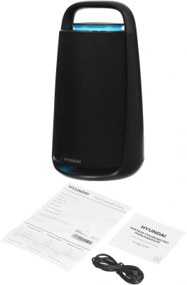 Минисистема Hyundai Select H-MC1242 черный 160Вт USB BT