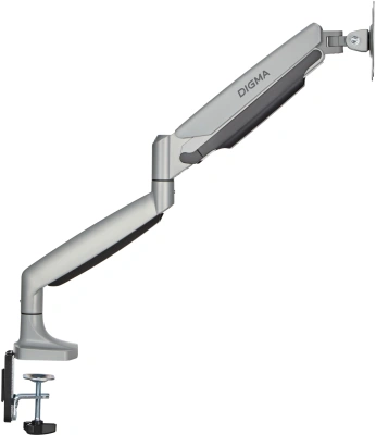 Кронштейн для мониторов ЖК Digma D-MM301 серый 17"-45" макс.15кг крепление к столешнице поворот и наклон