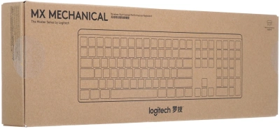 Клавиатура Logitech MX Mechanical механическая черный USB беспроводная BT/Radio slim LED (920-010766)