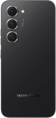 Смартфон Tecno Spark 40 Pro 128Gb 8Gb черный моноблок 3G 4G 2Sim 6.78" 1224x2720 Android 15 50Mpix 802.11 a/b/g/n/ac/ax NFC GPS GSM900/1800 Protect FM