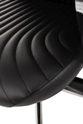 Кресло эргономичное Бюрократ CH-610SL-Lux черный экокожа крестов. металл хром