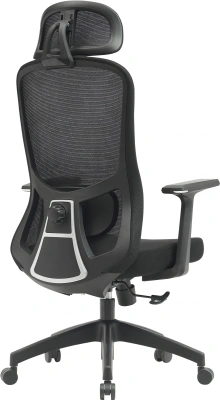 Кресло Cactus CS-MC515-BK черный сиденье черный сетка/ткань с подголов. крестов. пластик пластик черный