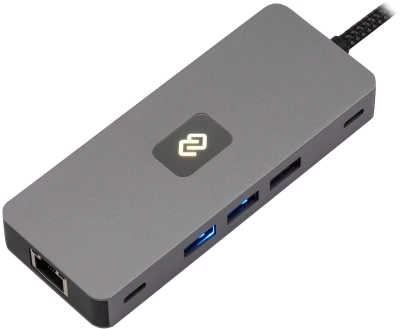 Стыковочная станция Digma DS-810 USB Type-C черный 2xHDMI 1xRJ-45 2xUSB Type-C 3xUSB 3.0