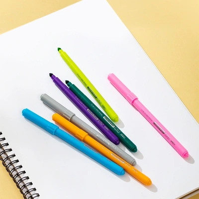Фломастеры Deli EC161-12 Color Kids круг. конический пиш. наконечник Вентилируемый 12цв. пакет с европодвесом