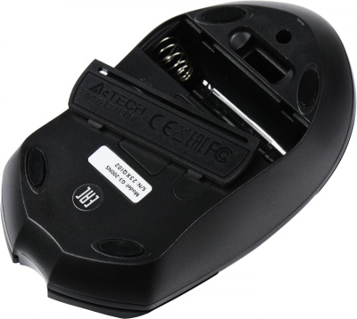 Мышь A4Tech V-Track G3-200NS черный оптическая 1200dpi беспров. USB 3but