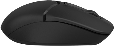 Мышь A4Tech Fstyler FB12S черный оптическая 1200dpi silent беспров. BT/Radio USB 2but (FB12S USB BLACK)