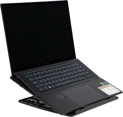 Подставка для ноутбука Buro BU-LS130 15.6" 280x250x15мм 520г металл/пластик черный