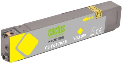 Картридж струйный Cactus CS-F6T79AE 913A желт.пигм. (55мл) для HP PW 352dw/377dw/Pro 477dw/452dw с чипом