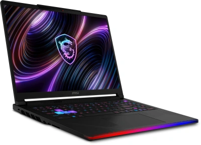 Ноутбук MSI Raider 16 Max HX B2WI-030RU Core Ultra 9 290HX Plus 32Gb SSD2Tb NVIDIA GeForce RTX5080 16Gb 16" OLED QHD+ (2560x1600) Windows 11 Home black WiFi BT Cam (9S7-265111-030)