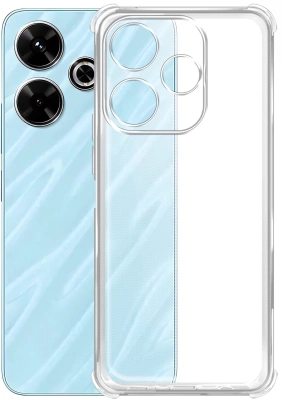 Чехол (клип-кейс) BoraSCO для Xiaomi Poco M6 4G Bumper Case прозрачный (73625)