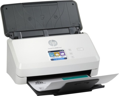 Сканер протяжный HP ScanJet Pro N4000 snw1 (6FW08A) A4 белый/черный
