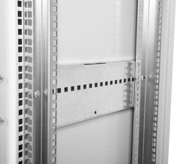 Шкаф коммутационный ЦМО (ШТК-М-42.6.6-1ААА-9005) напольный 42U 600x600мм пер.дв.стекл задн.дв.стал.лист 2 бок.пан. 650кг черный 92.3кг 180град. 2030мм