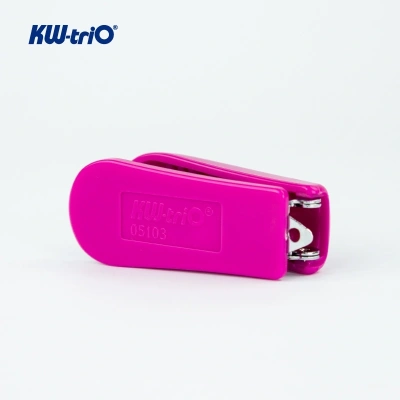Степлер Kw-Trio 05103 Mini N10 (10листов) встроенный антистеплер ассорти 50скоб металл/пластик блистер