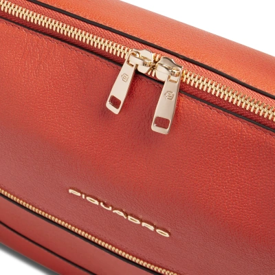 Деловая сумка женская Piquadro Patricia CA4098W140/AR с отделением для ноутбука 14" коралловая натур.кожа