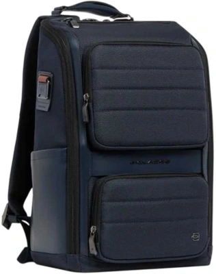 Рюкзак мужской Piquadro Oberon CA7279W150/BLU синий нейлон/натур.кожа