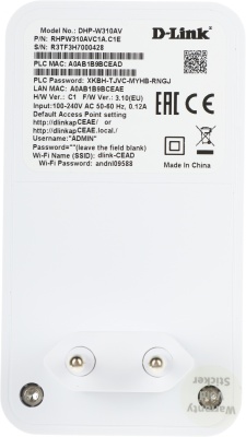 Сетевой адаптер Powerline D-Link DHP-W310AV Ethernet