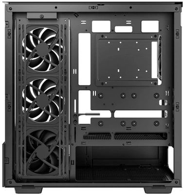 Корпус Deepcool CH690 LCD черный без БП ATX 10x120mm 10x140mm 2xUSB3.0 audio bott PSU