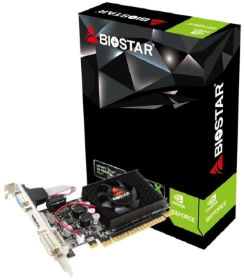 Видеокарта Biostar PCI-E 2.0 VN2103NHG6 NVIDIA GeForce 210 1Gb 64bit DDR3 589/1333 DVIx1 HDMIx1 CRTx1 Ret low profile