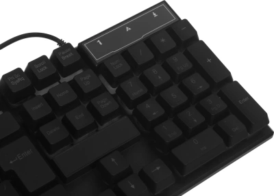 Клавиатура Оклик 780G SLAYER черный USB for gamer LED (412899) кабель 1.5м