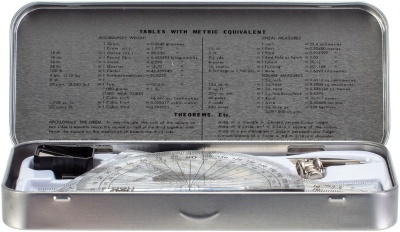 Набор для черчения Deli EG30505 корпус ассорти металл в компл.:8 предметов