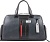 Сумка дорожная Piquadro Urban BV4447UB00/GRN серая/черная натур.кожа