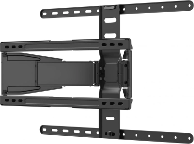Кронштейн для телевизора Hyundai SL-F1 черный 43"-90" макс.50кг настенный поворотно-выдвижной и наклонный