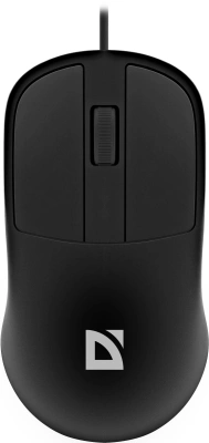 Мышь Defender Datum MS-980 черный оптическая 1200dpi USB для ноутбука 2but (52981)