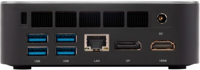 Неттоп IRU Tactio 525 Ryzen 5 6600H (3.3) 16Gb SSD512Gb 660M без ОС GbitEth WiFi BT 120W черный (RUS) (2164267)